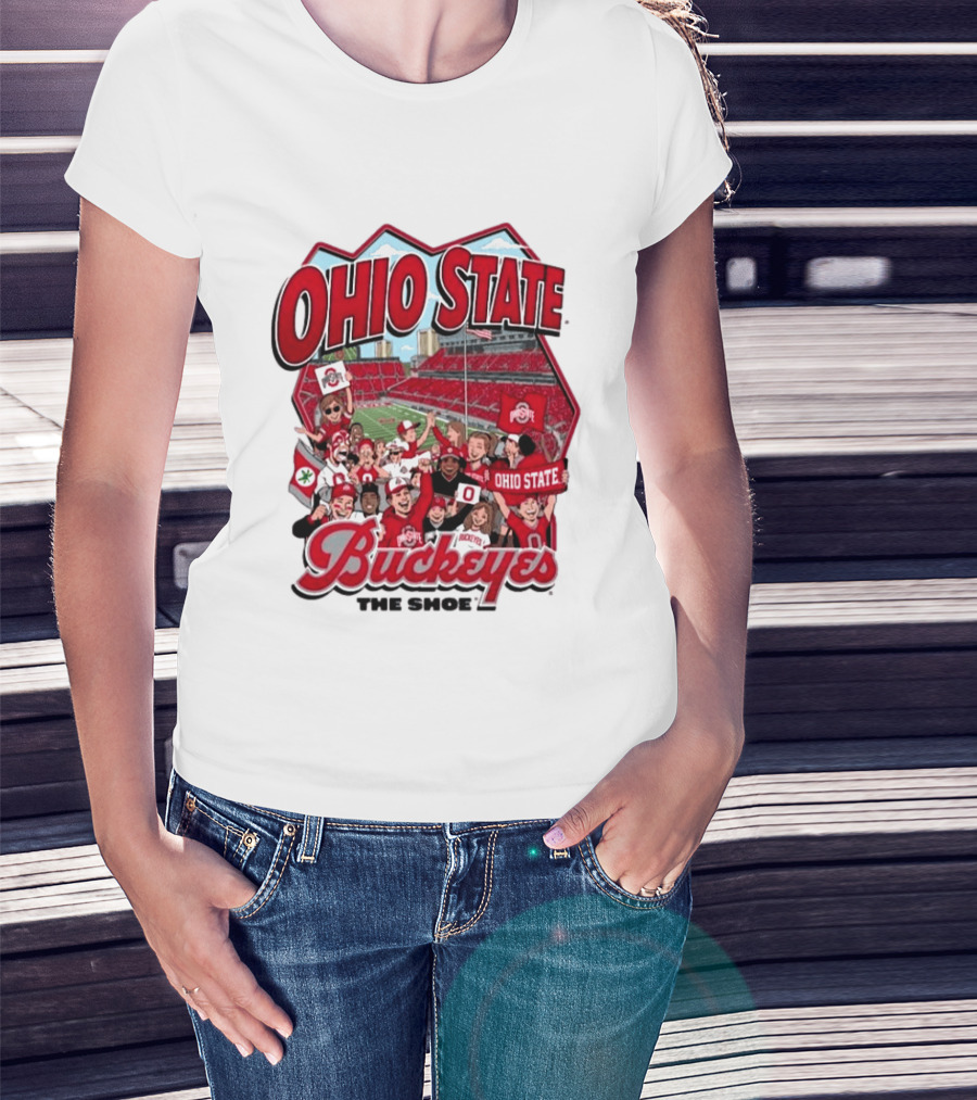 Ohio State Buckeyes The Shoe 2026 Football Ohio Stadium T-Shirt