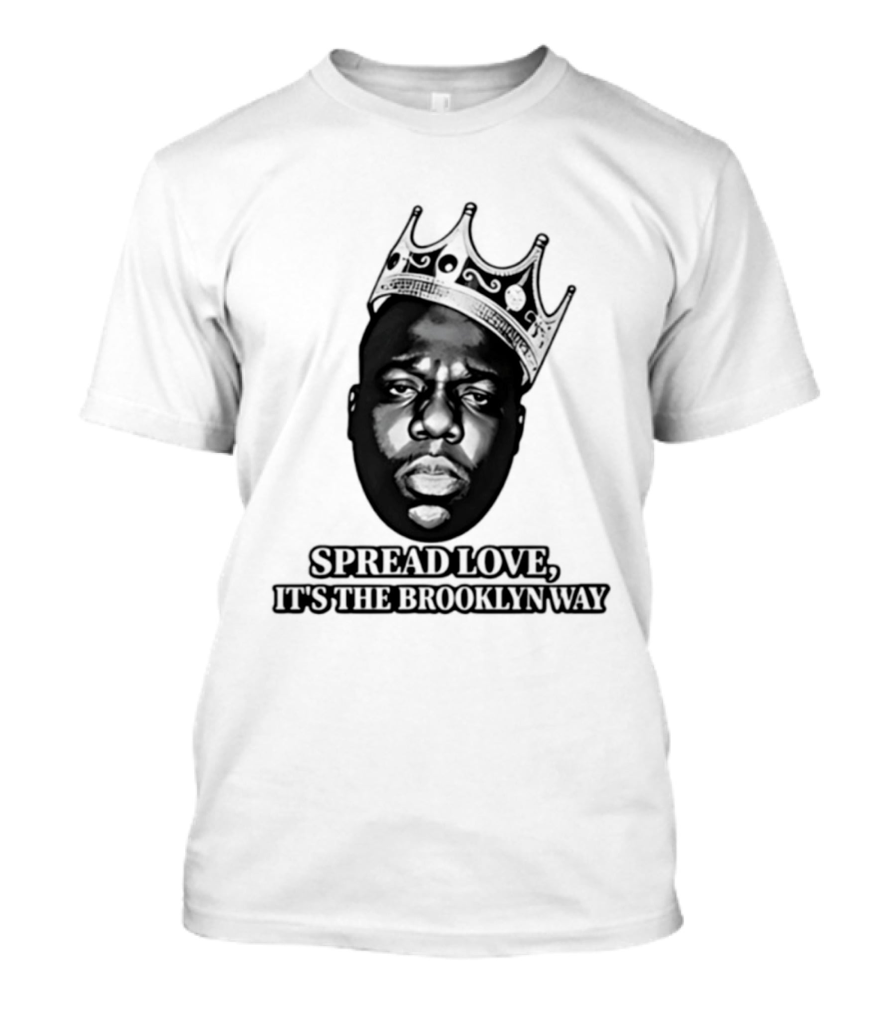 Jo Koy Biggie Spread Love It's The Brooklyn Way Crowned T-Shirt
