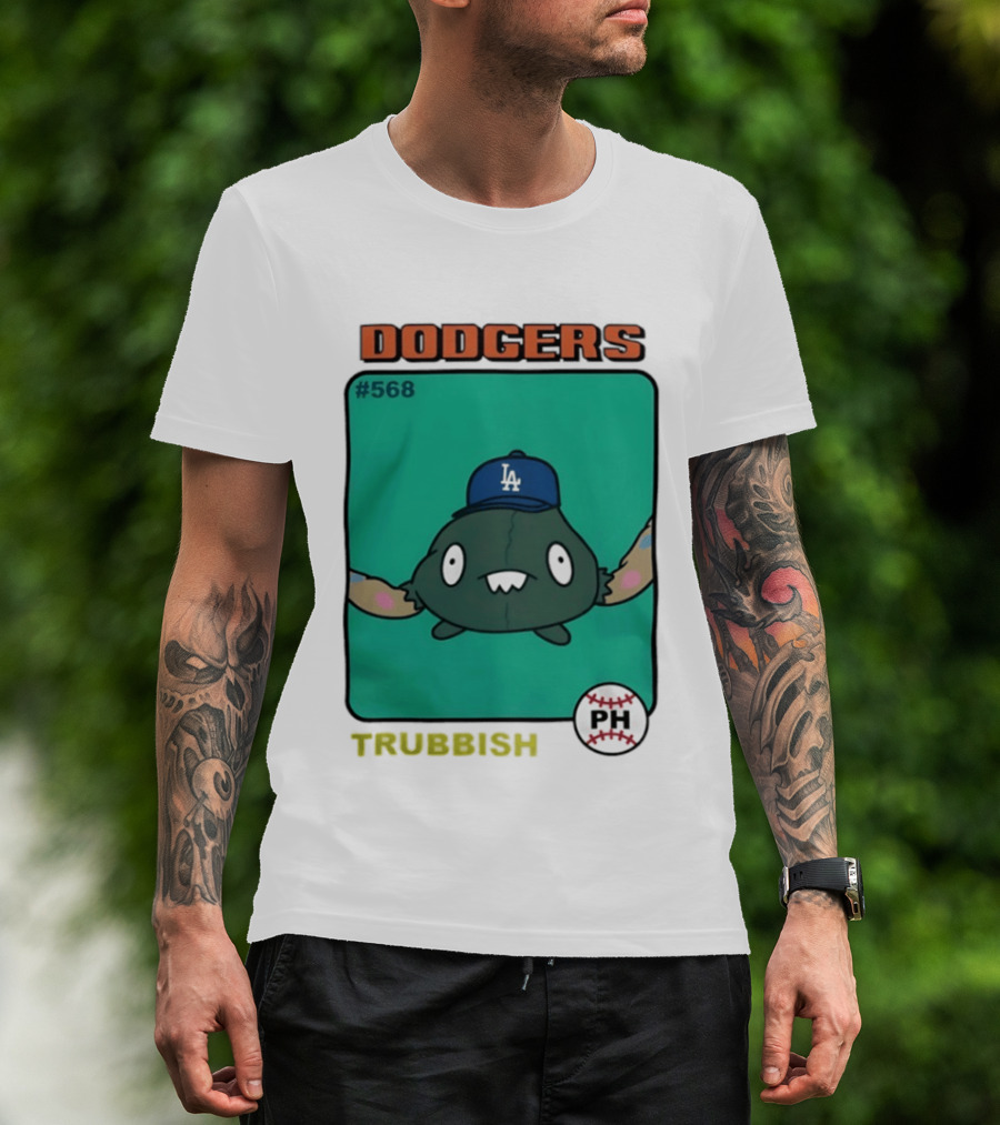 Los Angeles Dodgers Trubbish Pokémon Hat PH #568 T-Shirt