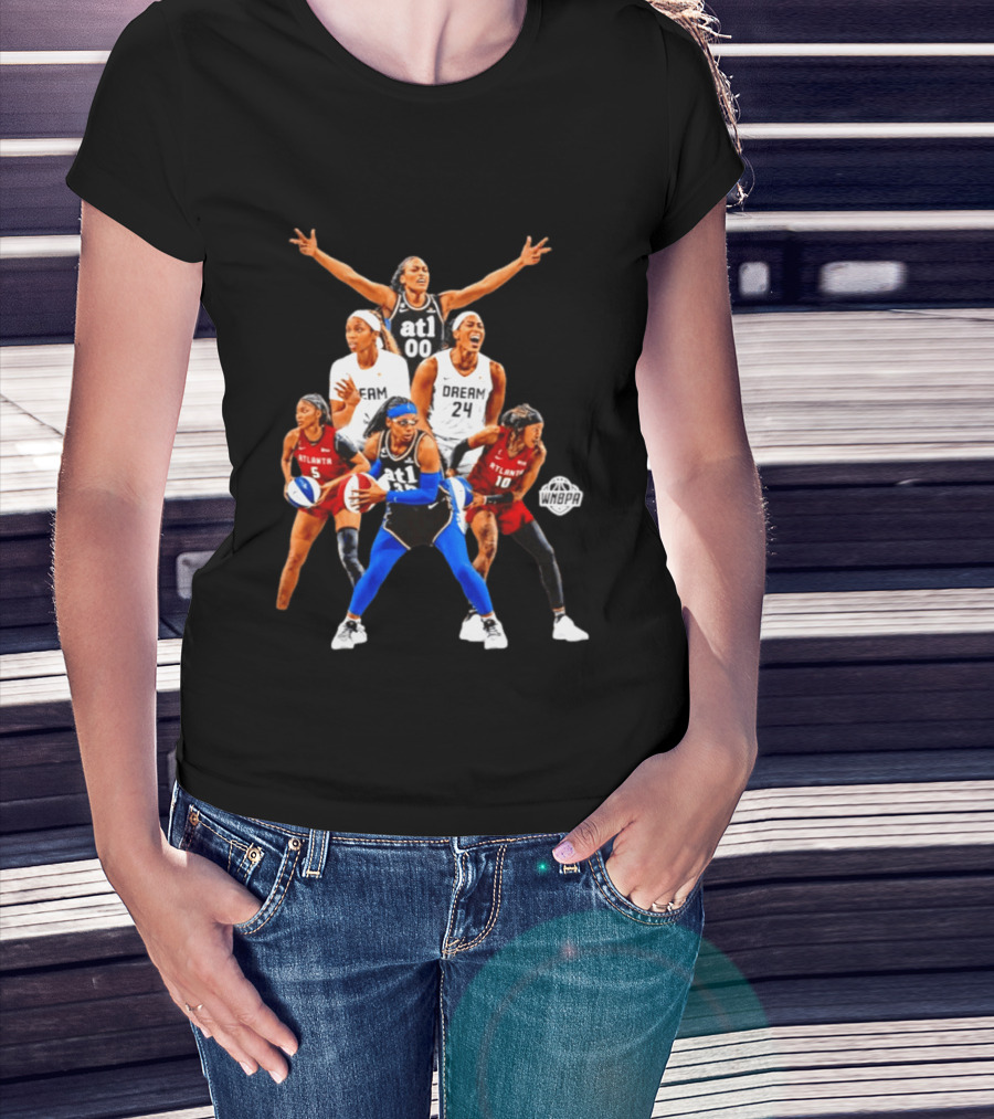 Atlanta Dream ATL All For ATL WNBPA 2026 Basketball Team Collaboration T-Shirt