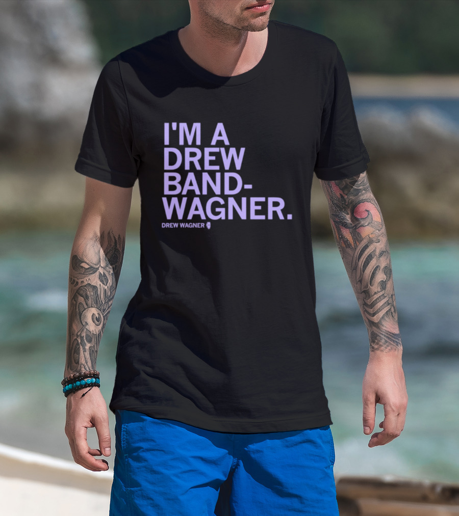I'm A Drew Band Wagner Northwestern Wildcats Football T-Shirt
