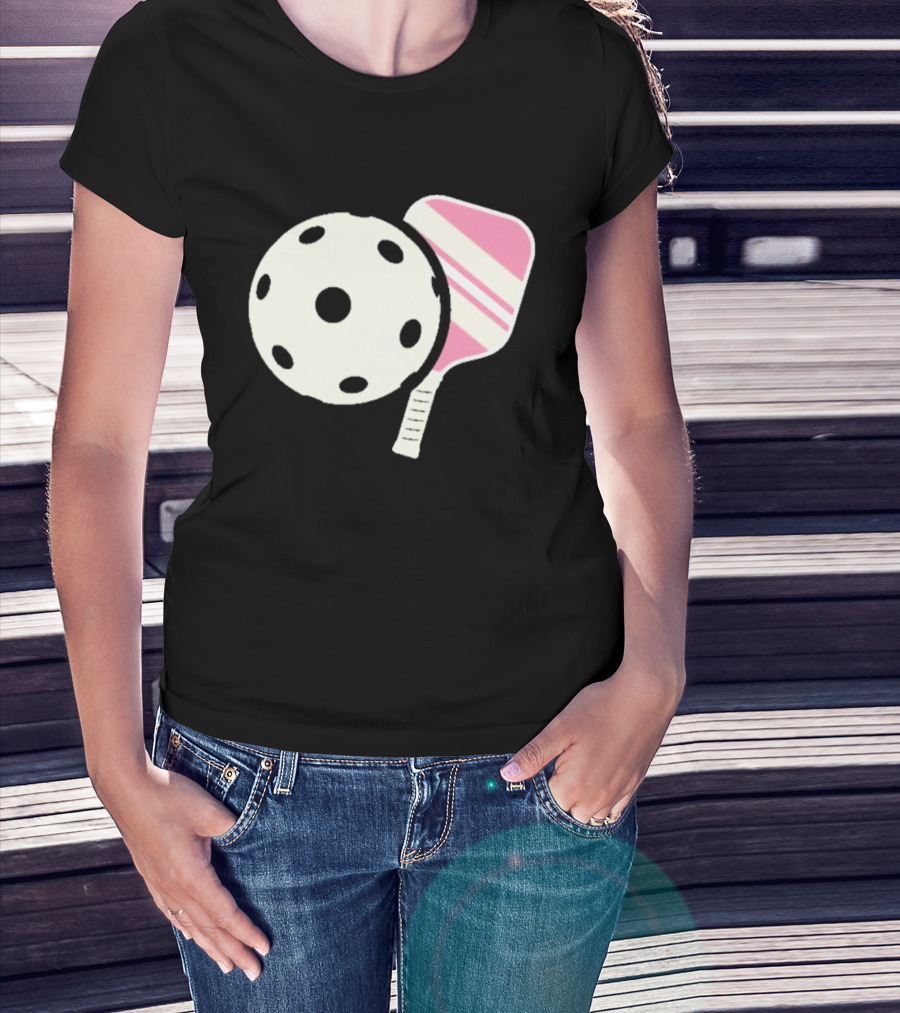 Grand Rapids Pickleball Paddle And Ball Sports T-Shirt