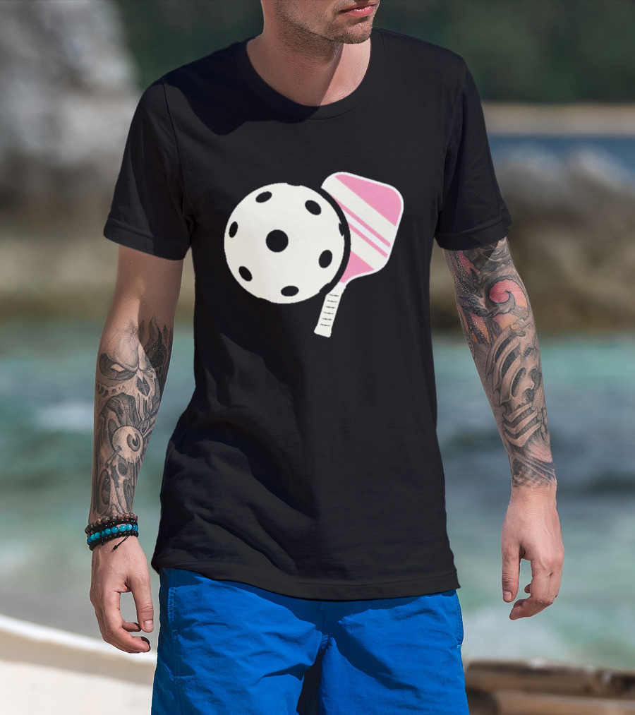 Grand Rapids Pickleball Paddle And Ball Sports T-Shirt