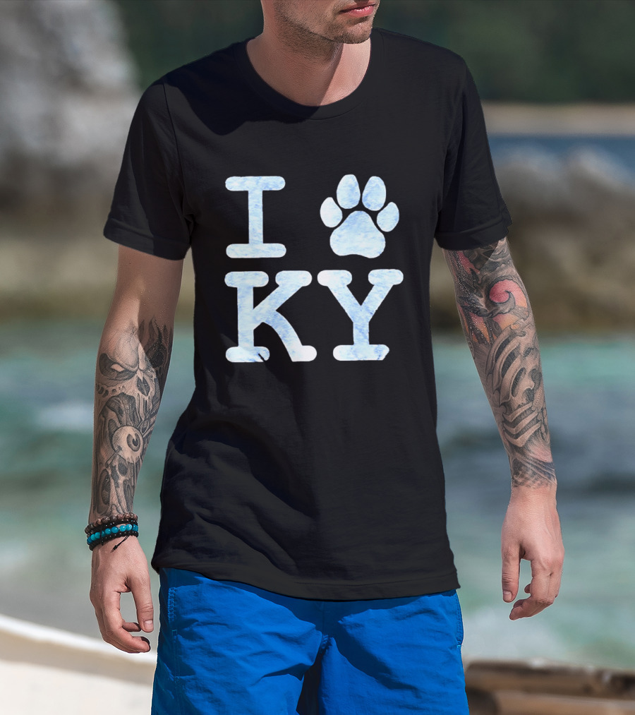 I PAW KY Kentucky Wildcats Fan Gear T-Shirt