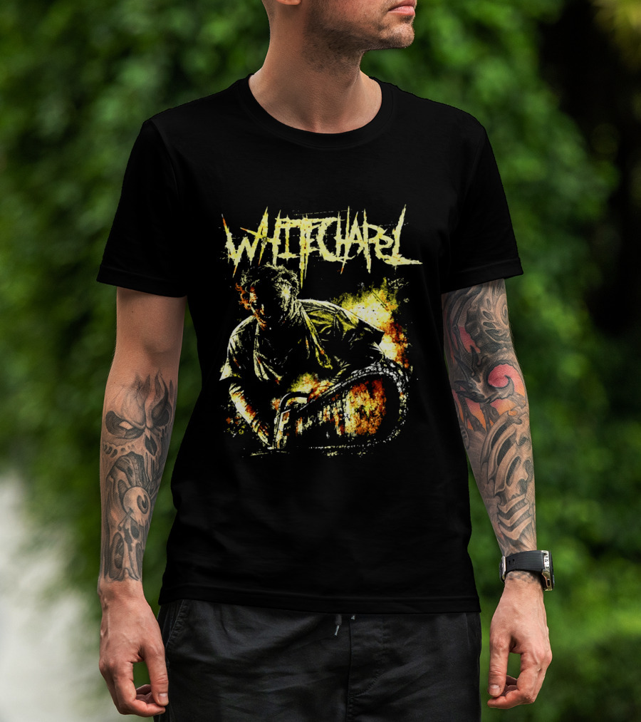 Whitechapel Australia 2026 Tour Chainsaw Artistry T-Shirt