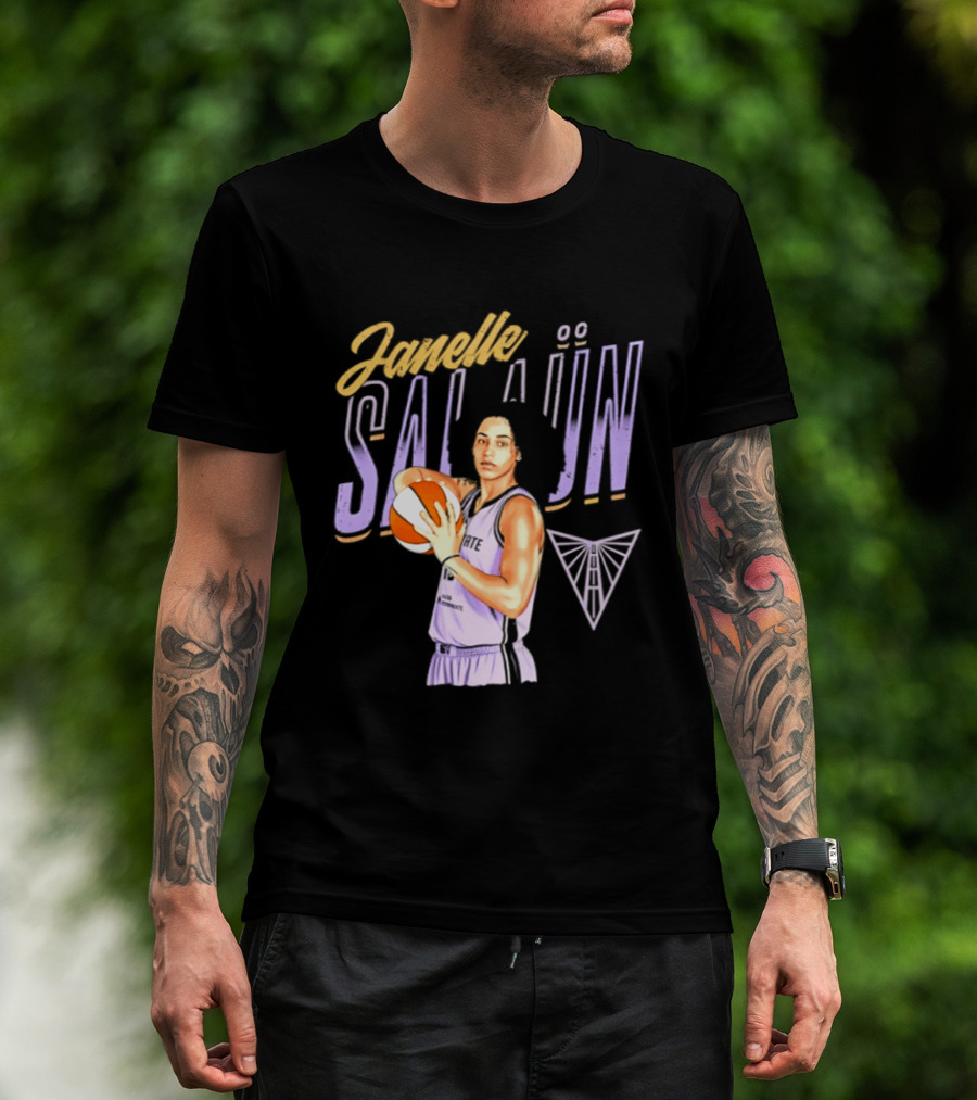 Janelle Salaun Golden State Valkyries Basketball Pose 2026 T-Shirt