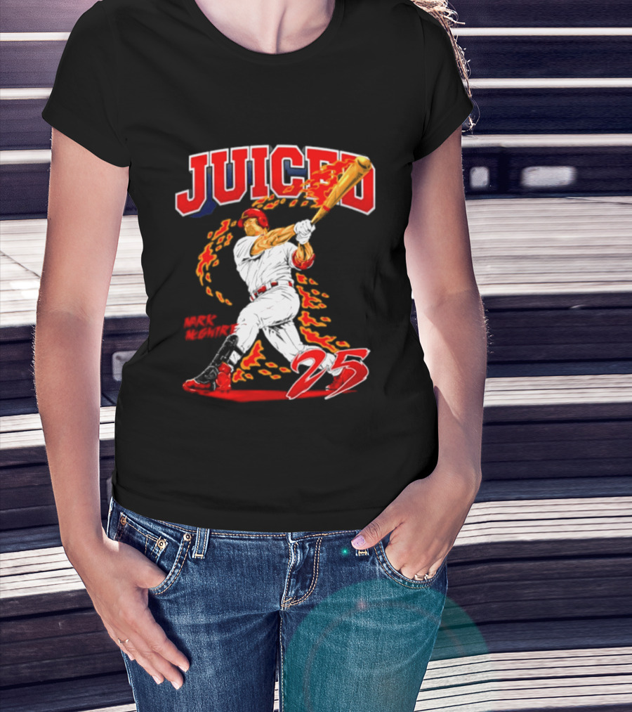 Juiced 25 St. Louis Cardinals MLB Slugger Swing T-Shirt