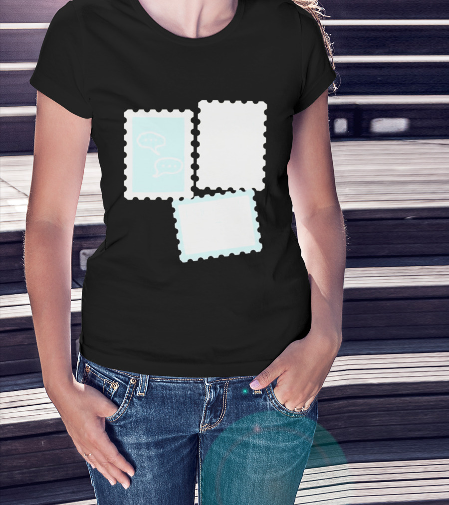MassBQ Postage Stamps Speech Bubbles Collection T-Shirt
