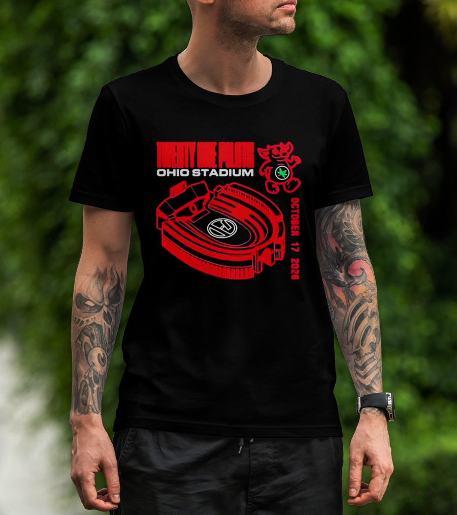 Twenty One Pilots Ohio Stadium October 17 2026 Ohio State Buckeyes T-Shirt