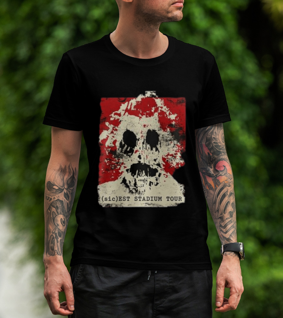 Slipknot Sicest Stadium Tour 2027 Signed Skull T-Shirt
