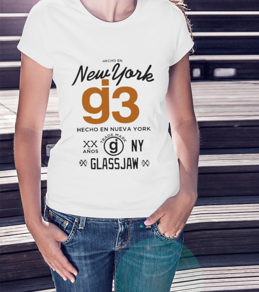 Hecho En New York 93 Glassjaw Trademark XX Años Nueva York NY T-Shirt