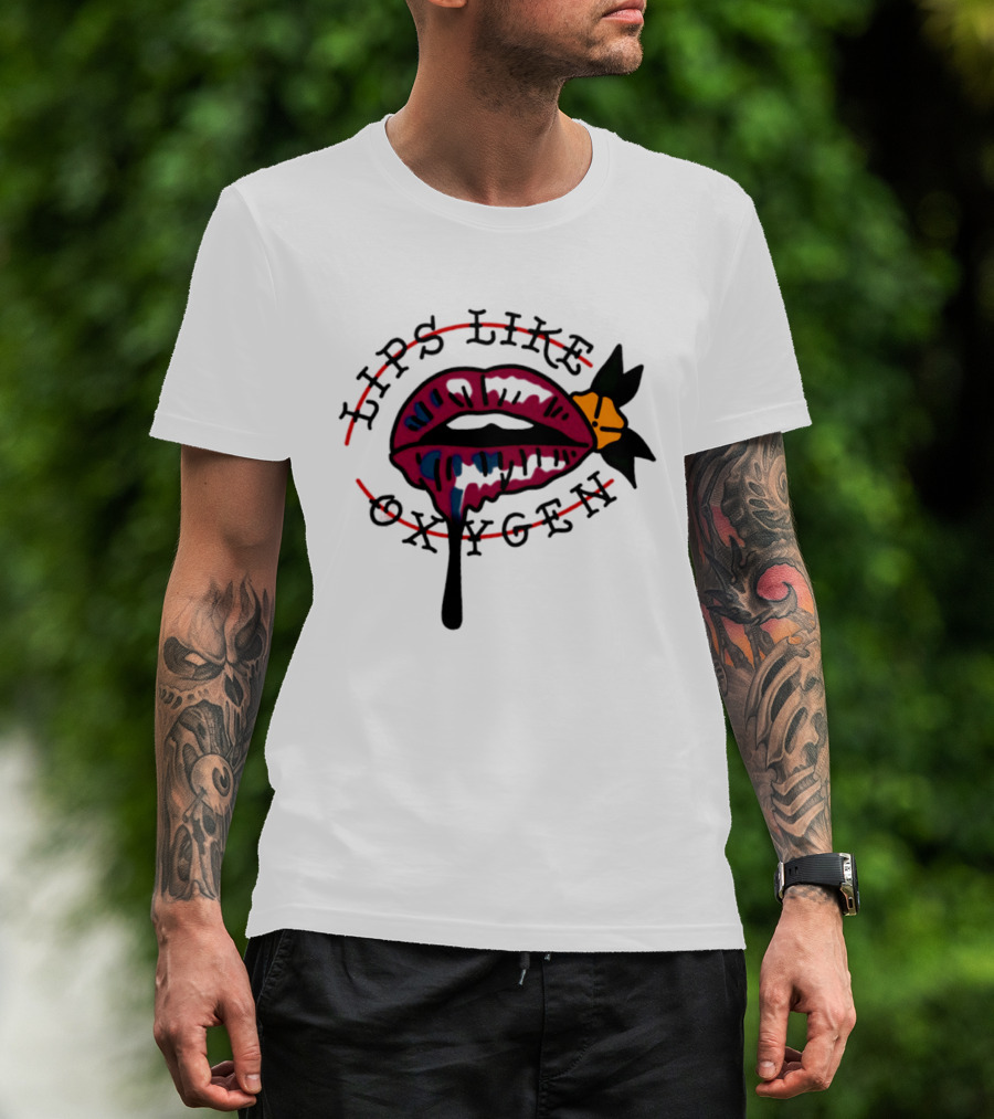 Lips Like Oxygen The Cure Robert Smith T-Shirt