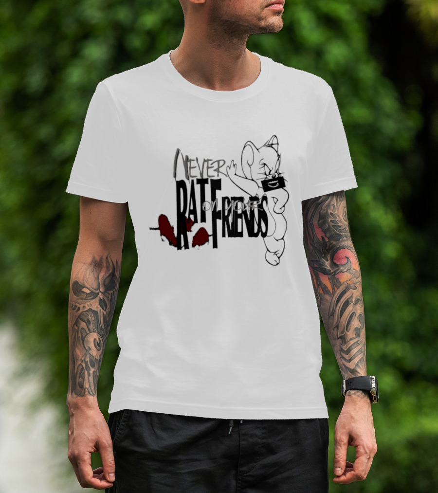 Never Rat On Your Friends Jerry Mouse Scontrol T-Shirt