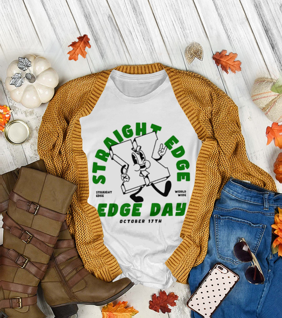Straight Edge World Wide Edge Day October 17th T-Shirt
