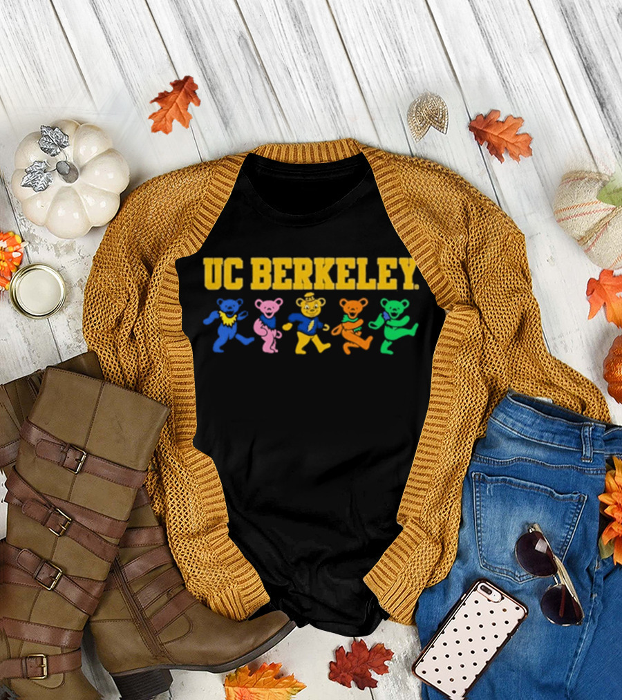 UC Berkeley Grateful Dead Dancing Bears Collaboration 2026 T-Shirt