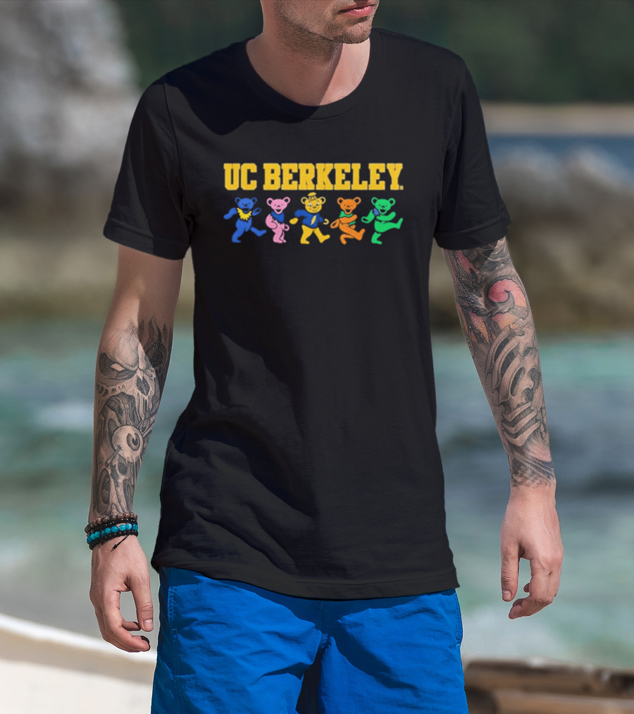 UC Berkeley Grateful Dead Dancing Bears Collaboration 2026 T-Shirt