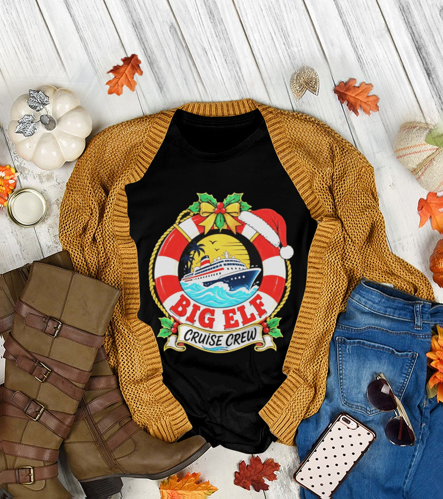 Big Elf Cruise Crew Christmas Vacation T-Shirt