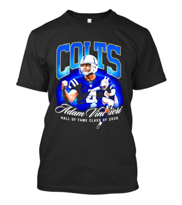 Colts Adam Vinatieri Hall Of Fame Class Of 2026 T-Shirt