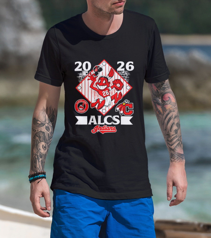 Cleveland Indians 2026 ALCS Bound Celebration T-Shirt