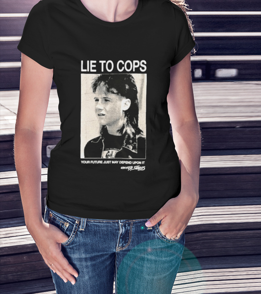Lie To Cops Danny Cooksey Your Future Just May Depend Upon It United Snakes T-Shirt