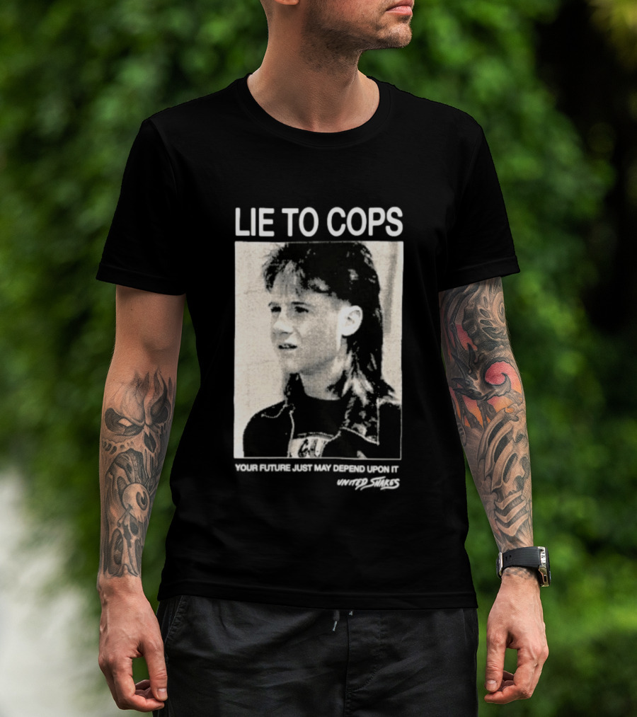 Lie To Cops Danny Cooksey Your Future Just May Depend Upon It United Snakes T-Shirt