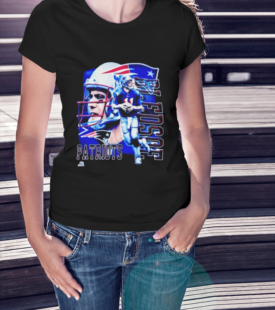 Drew Bledsoe 11 Patriots NFL Quarterback New England Football T-Shirt