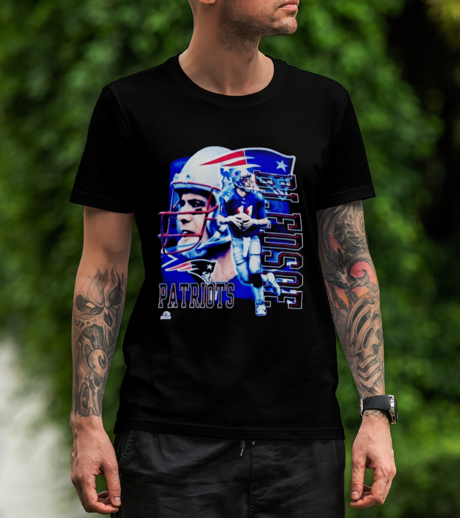 Drew Bledsoe 11 Patriots NFL Quarterback New England Football T-Shirt