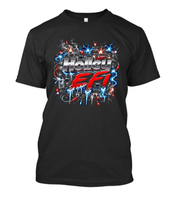Holley EFI Festive Holiday Performance Boost For Car Enthusiasts T-Shirt