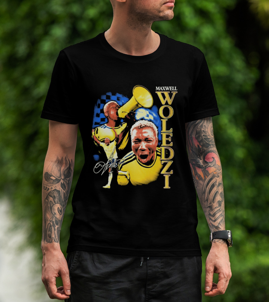 Maxwell Woledzi Nashville SC Vibrant Celebration Soccer T-Shirt