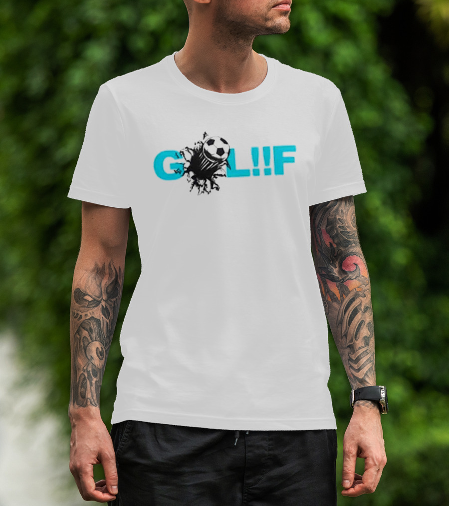 Barcelona GOL!!F Explosion Graphic FC Barcelona X Golf Wang Collaboration T-Shirt