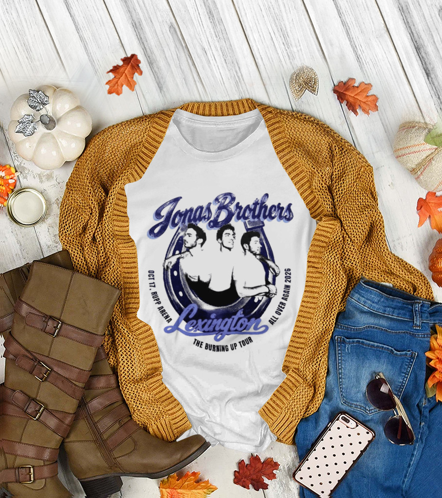Jonas Brothers Rupp Arena Lexington October 17th 2026 Tour T-Shirt