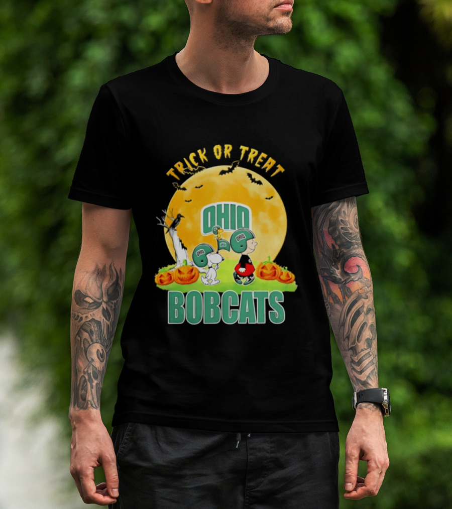 Ohio Bobcats Peanuts Trick Or Treat Halloween 2026 T-Shirt
