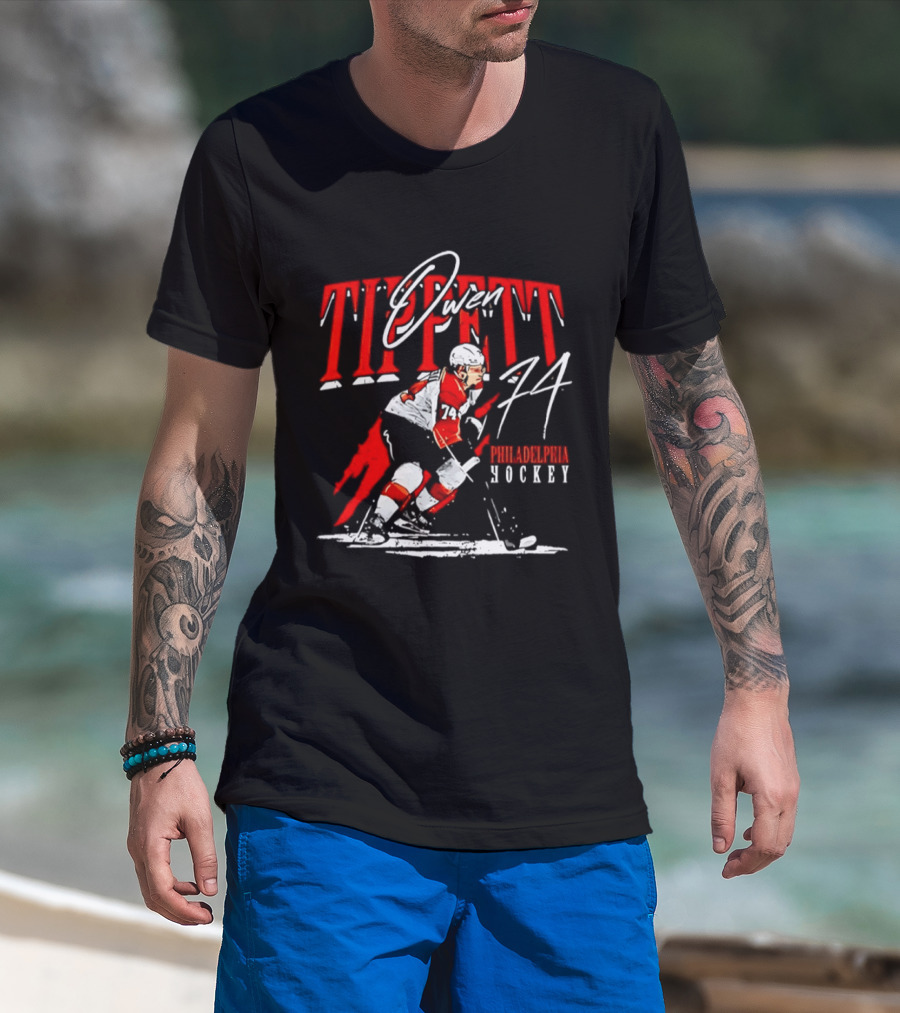 Owen Tippett Philadelphia Hockey 74 T-Shirt