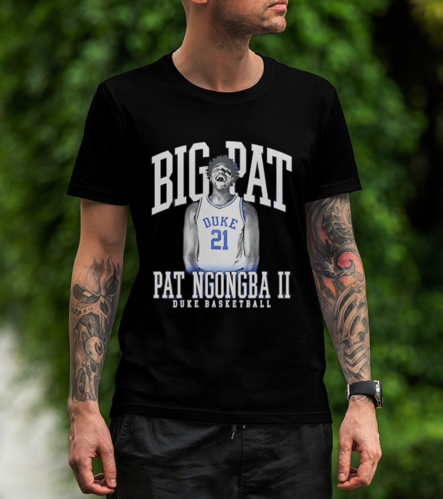 BIG PAT Ngongba II Duke 21 Basketball T-Shirt
