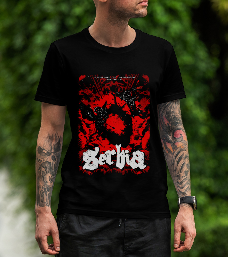 Serbia Live At Escenario GNP Seguros Monterrey NL 17 De Octubre 2026 Event Essentials T-Shirt