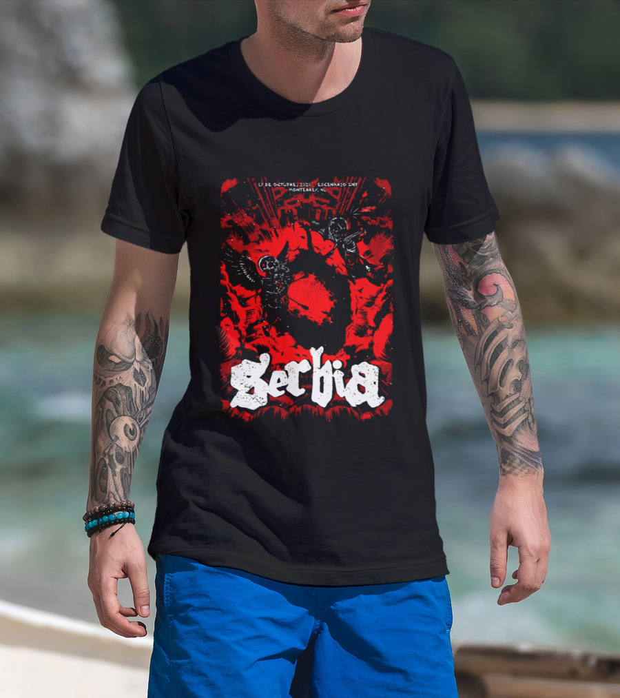 Serbia Live At Escenario GNP Seguros Monterrey NL 17 De Octubre 2026 Event Essentials T-Shirt