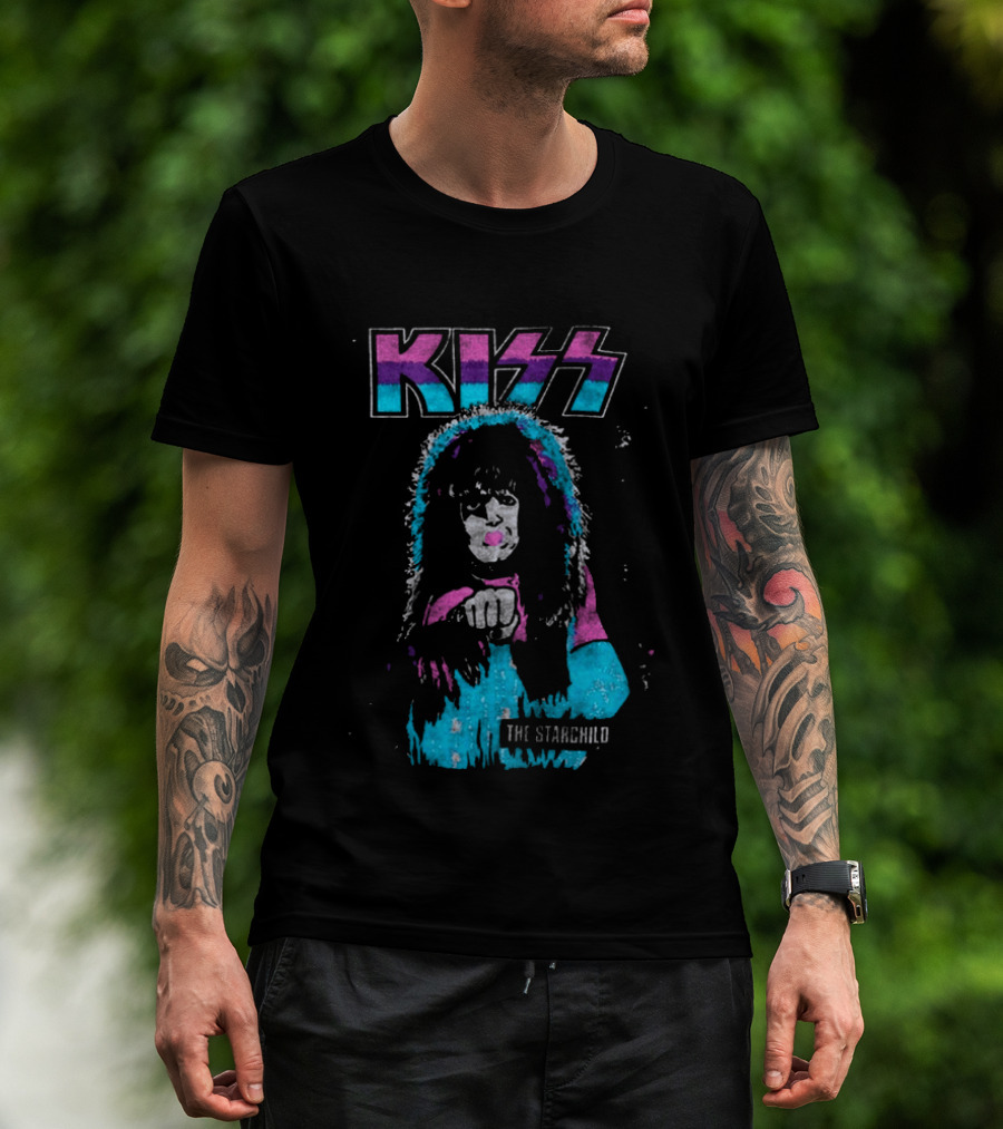 Kiss The Starchild Paul Stanley 70s Halloween Ben Cooper Action Figures 2026 T-Shirt