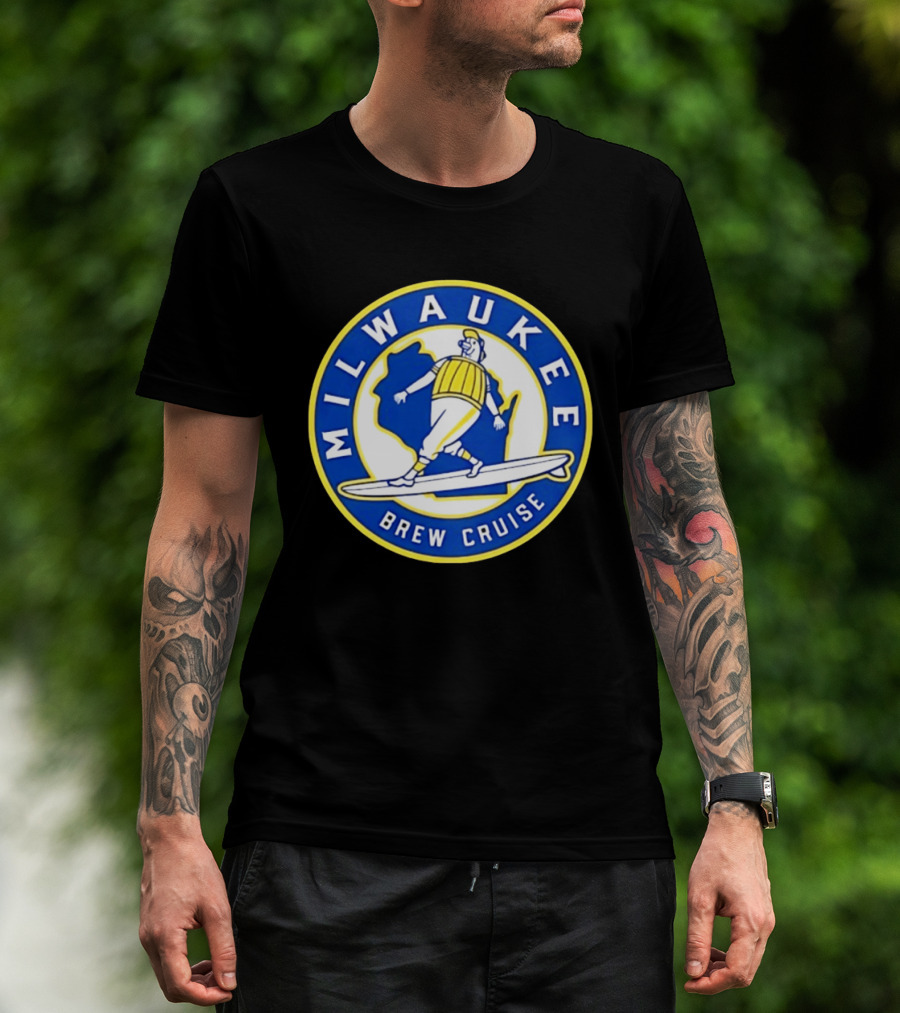 Milwaukee Brew Cruise Barrelman Surfing 2026 T-Shirt