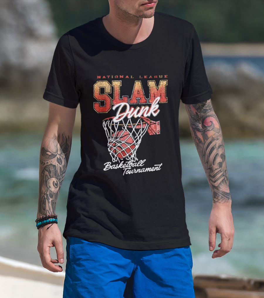 National League Slam Dunk Basketball Tournament T-Shirt