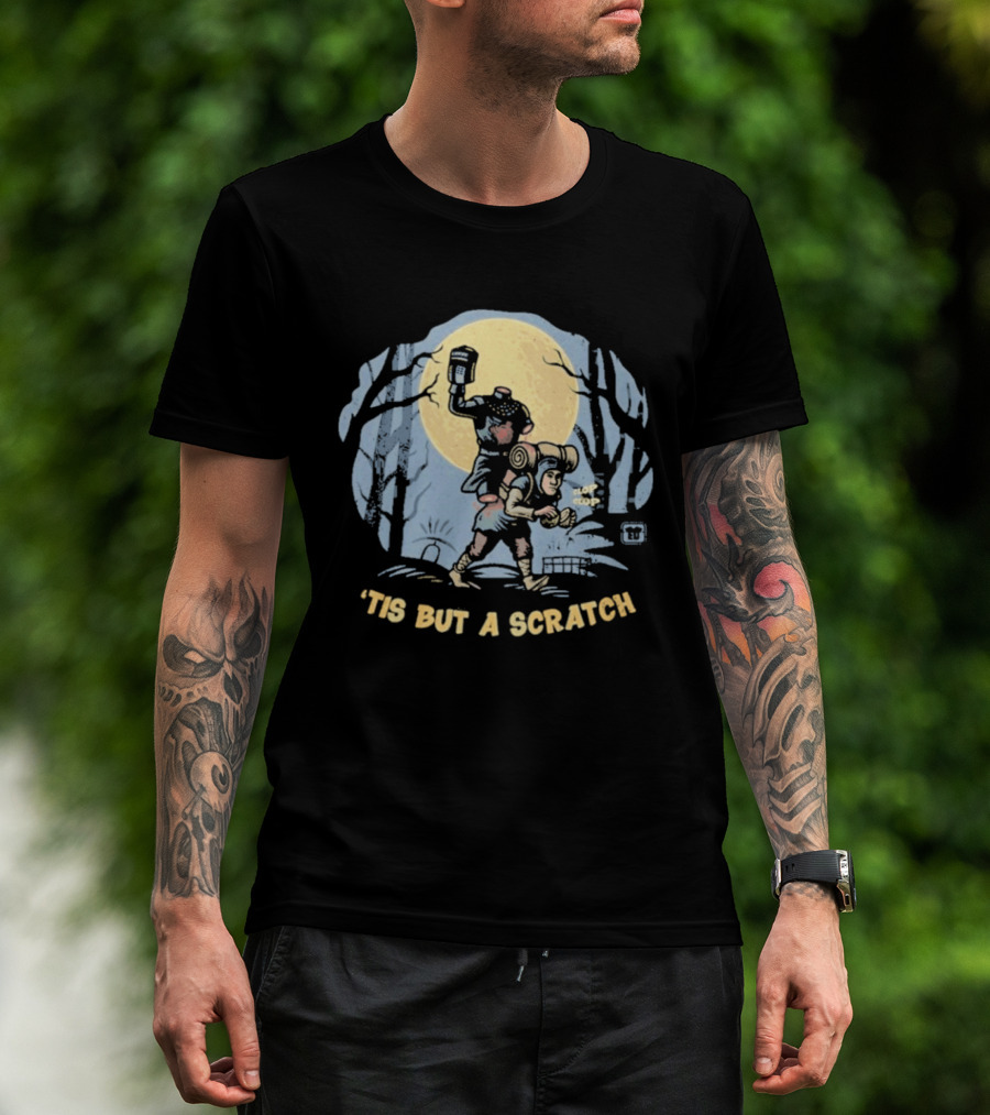 Tis But A Scratch Headless Horseman Knight T-Shirt