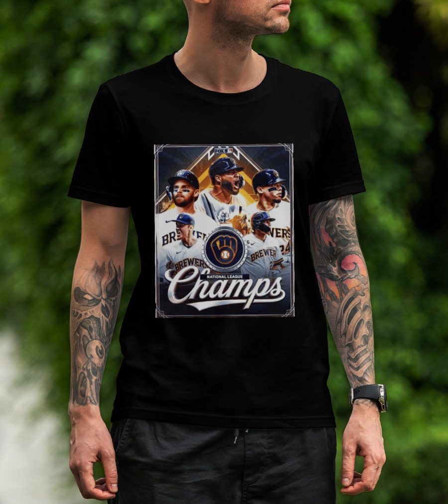Milwaukee Brewers National League Champs Iconic 2026 Celebration T-Shirt