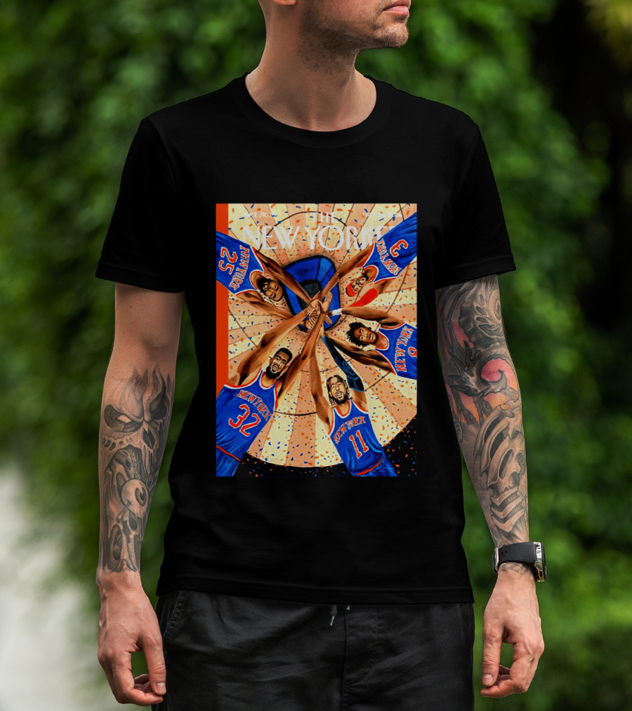 The New Yorker Make It Two New York Knicks Team Spirit Oct 26 2026 Cover T-Shirt