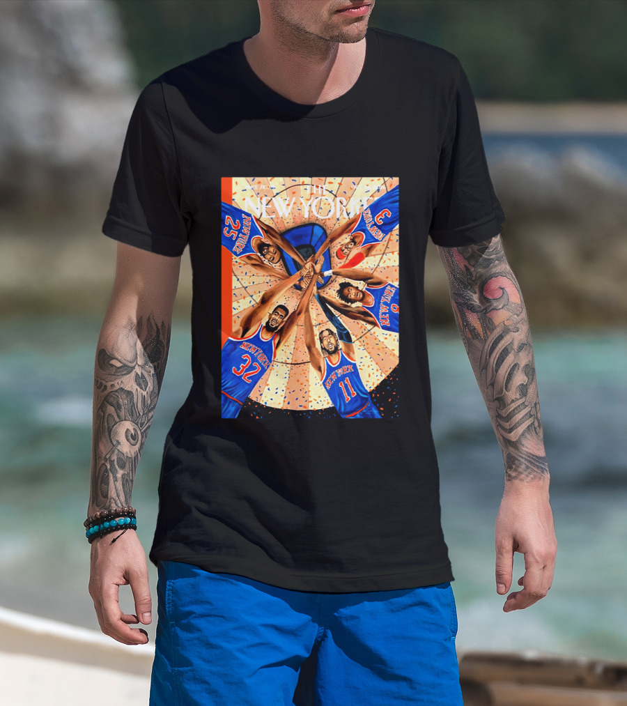 The New Yorker Make It Two New York Knicks Team Spirit Oct 26 2026 Cover T-Shirt