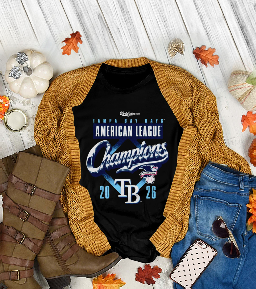 Tampa Bay Rays 2026 American League Champions World Series T-Shirt