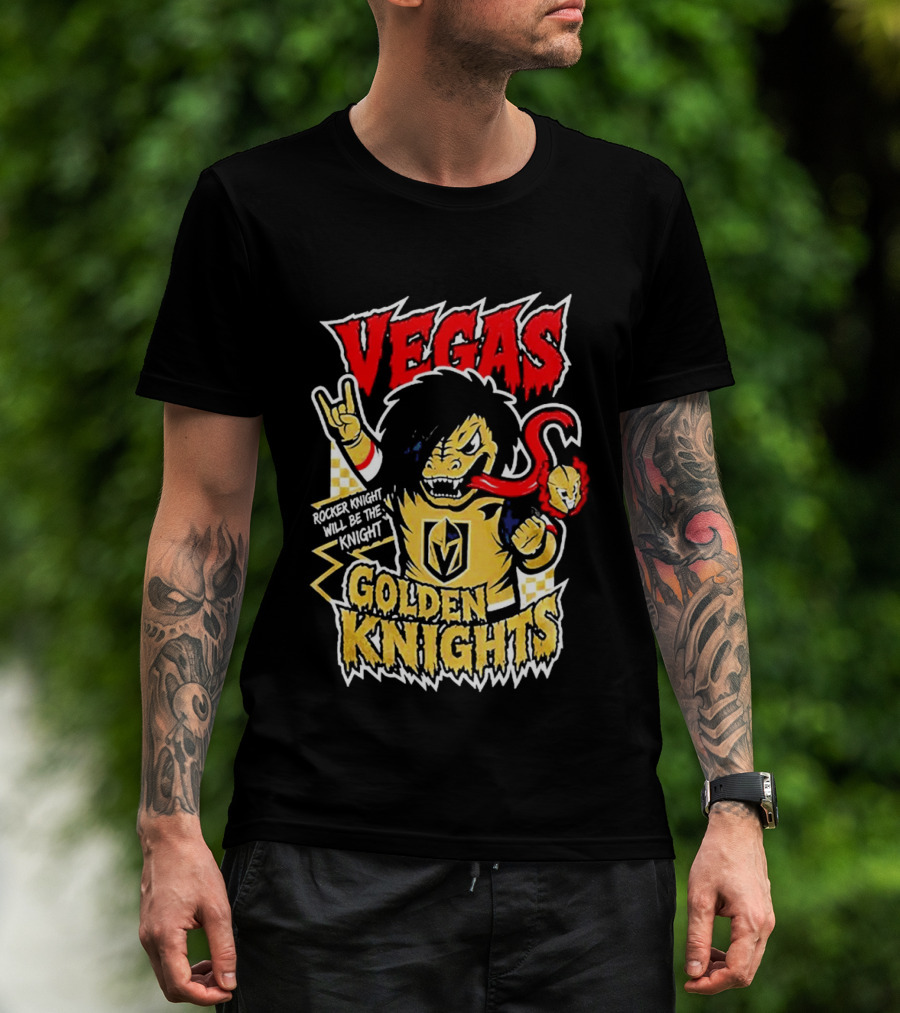 Vegas Golden Knights Rocker Knight Will Be The Knight T-Shirt