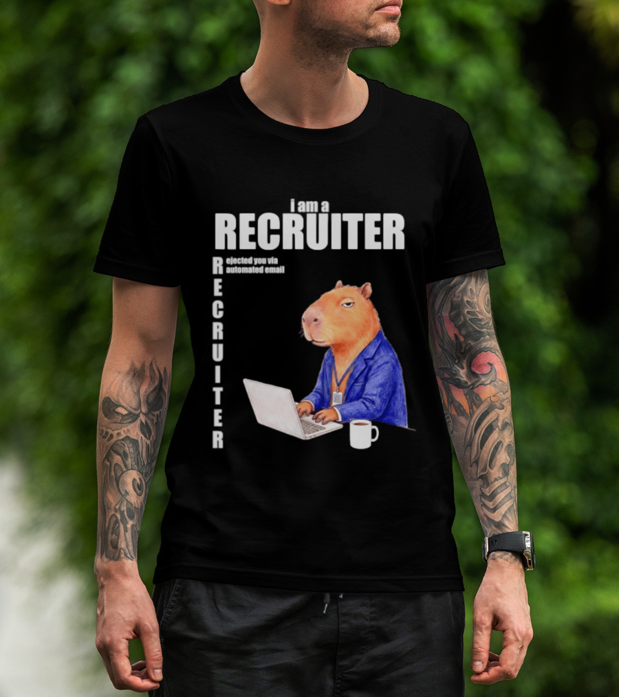 Capybara Recruiter Automated Email Ejection T-Shirt