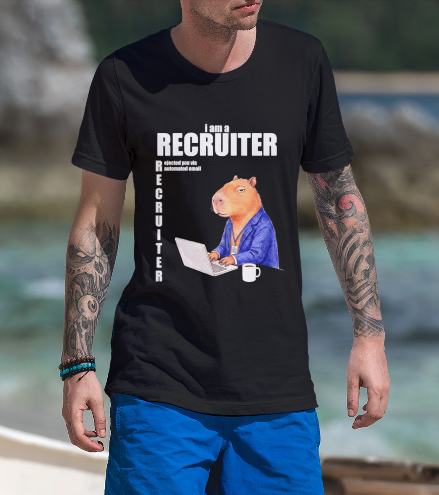 Capybara Recruiter Automated Email Ejection T-Shirt
