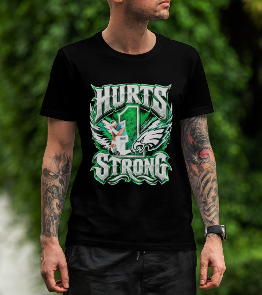 Jalen Hurts Strong Eagles Number 1 T-Shirt