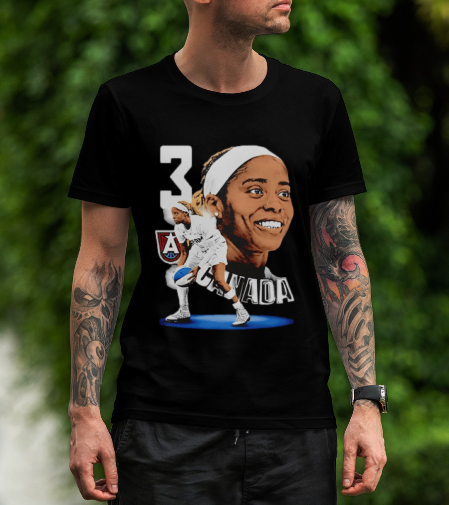 Jordin Canada 3 Atlanta Dream Basketball Star T-Shirt