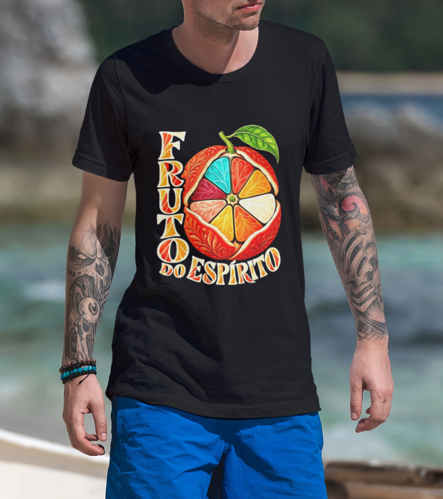 Fruto Do Espírito Colorful Citrus Christian T-Shirt